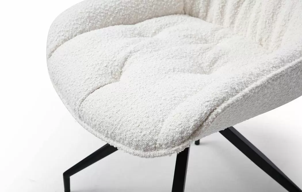 Стул Joely, белый тедди/черный - фото 6