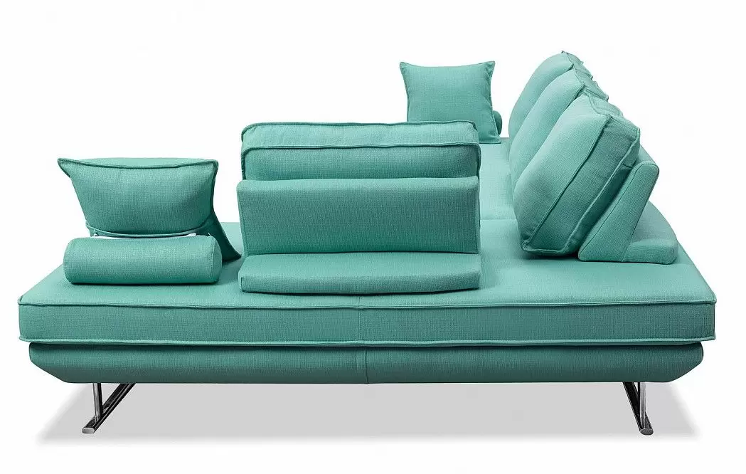 Диван-трансформер Bergamo угловой, мятно-бирюзовый - фото 10