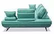 Диван-трансформер Bergamo угловой, мятно-бирюзовый