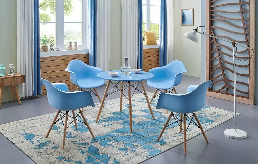 Стул Montana (в стиле Eames), голубой - фото 2