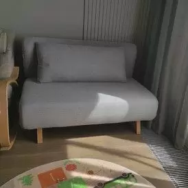 Диван-кровать Rosy 2-х местный, серый/без принта