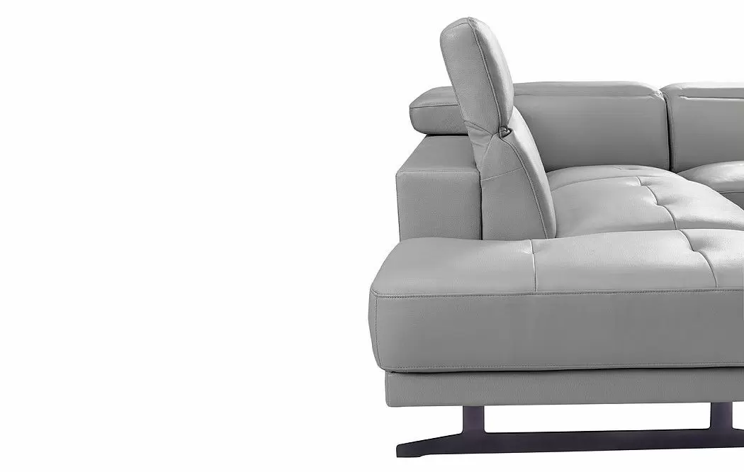 Диван Lester угловой (левый), светло-серый - фото 4