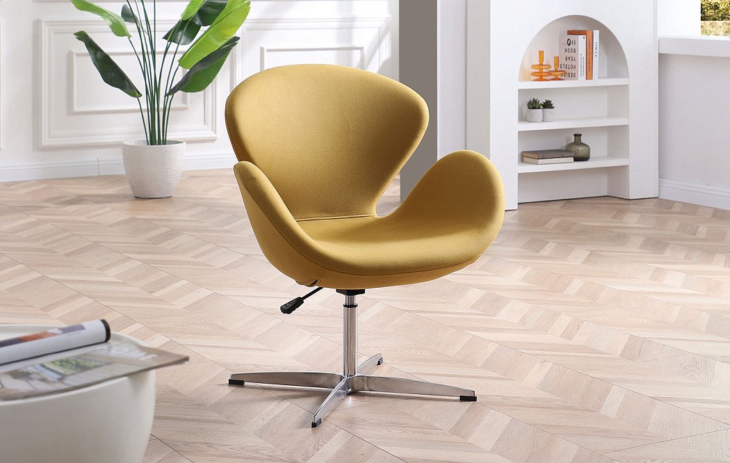 Кресло Swan Yellow - фото 8