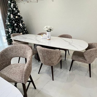 Стол Bavaria 180, стул Benedict, стул Romy - От клиента