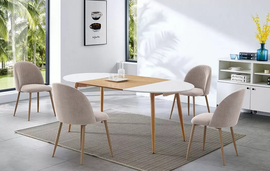 Стул Angela, бежевый/дерево - фото 2