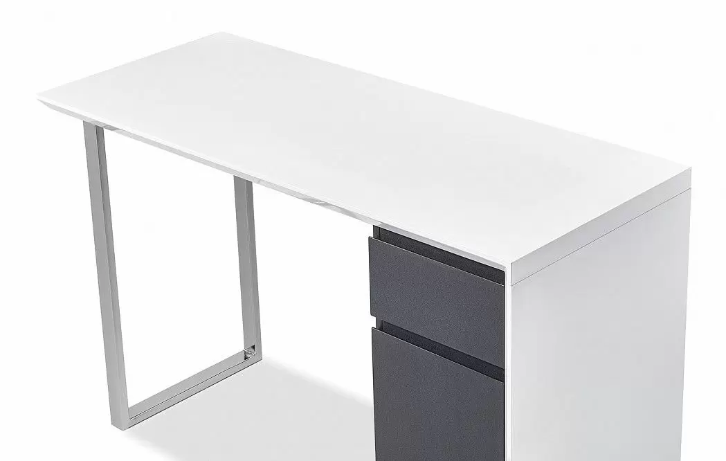Стол письменный Kepler, белый/серый - фото 6