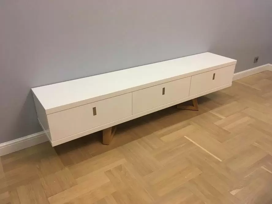 ТВ Тумба Avalon, белый/ясень - фото 12