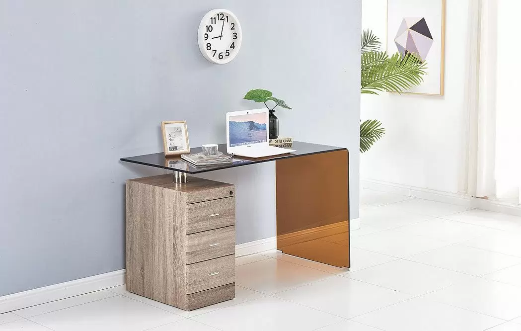 Стол письменный Waterfall, коньячный/дерево - фото 8