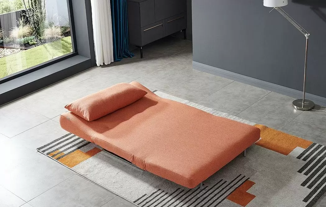 Комплект мягкой мебели Rosy, папайя/хром - фото 16