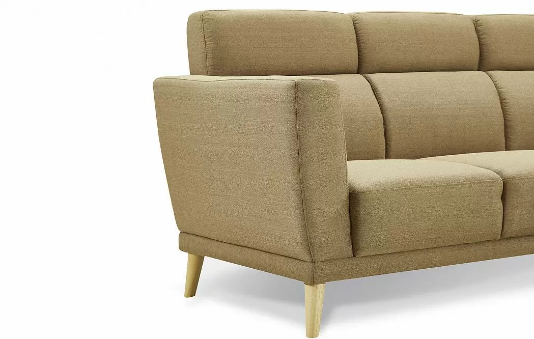 Диван Lorenzo угловой (правый), светло-коричневый - фото 8