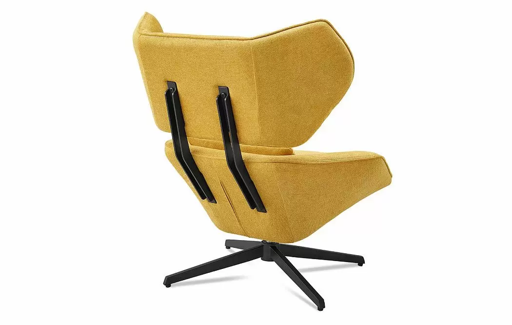 Кресло и оттоманка Boston, желтый - фото 9