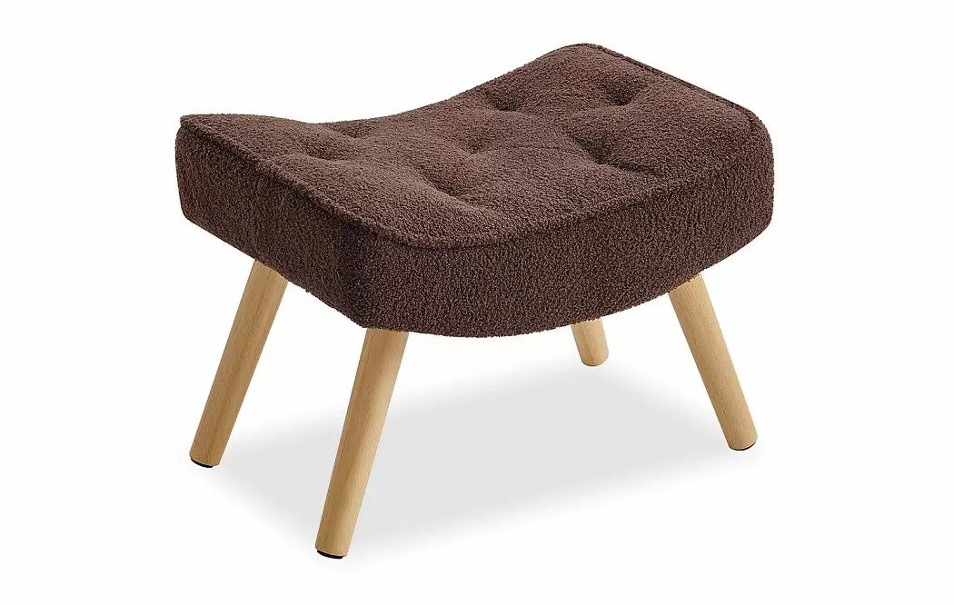 Оттоманка Hygge, коричневый/натуральный - фото 5