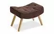 Оттоманка Hygge, коричневый/натуральный
