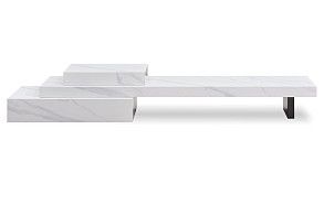 ТВ Тумба Gabrielle, белый камень