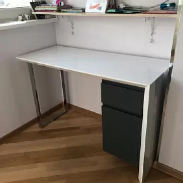 Стол письменный Kepler, белый/серый IMG-20200127-WA0003