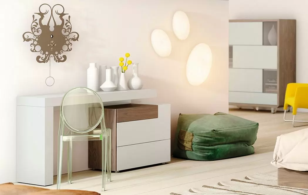 Стол письменный Almeria (120), песочный/орех - фото 2