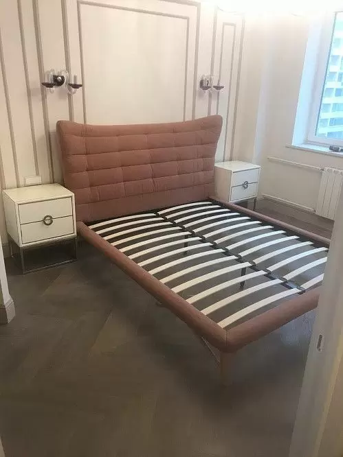 Кровать Venezia 200x200, коралловый - фото 14