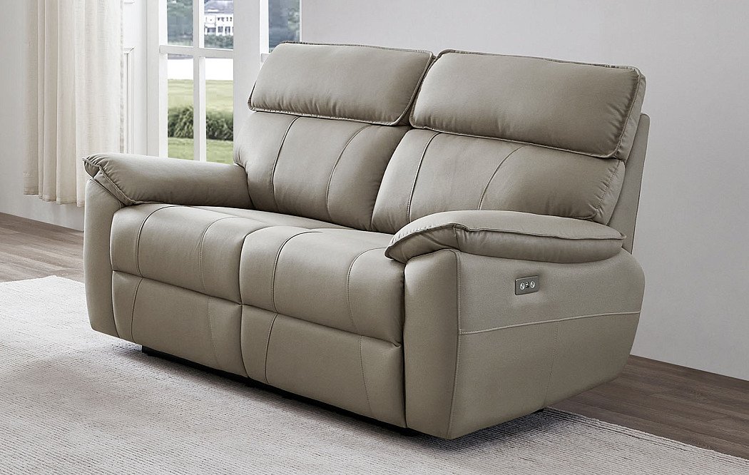 Диван-реклайнер Allison 2-х местный, песочный