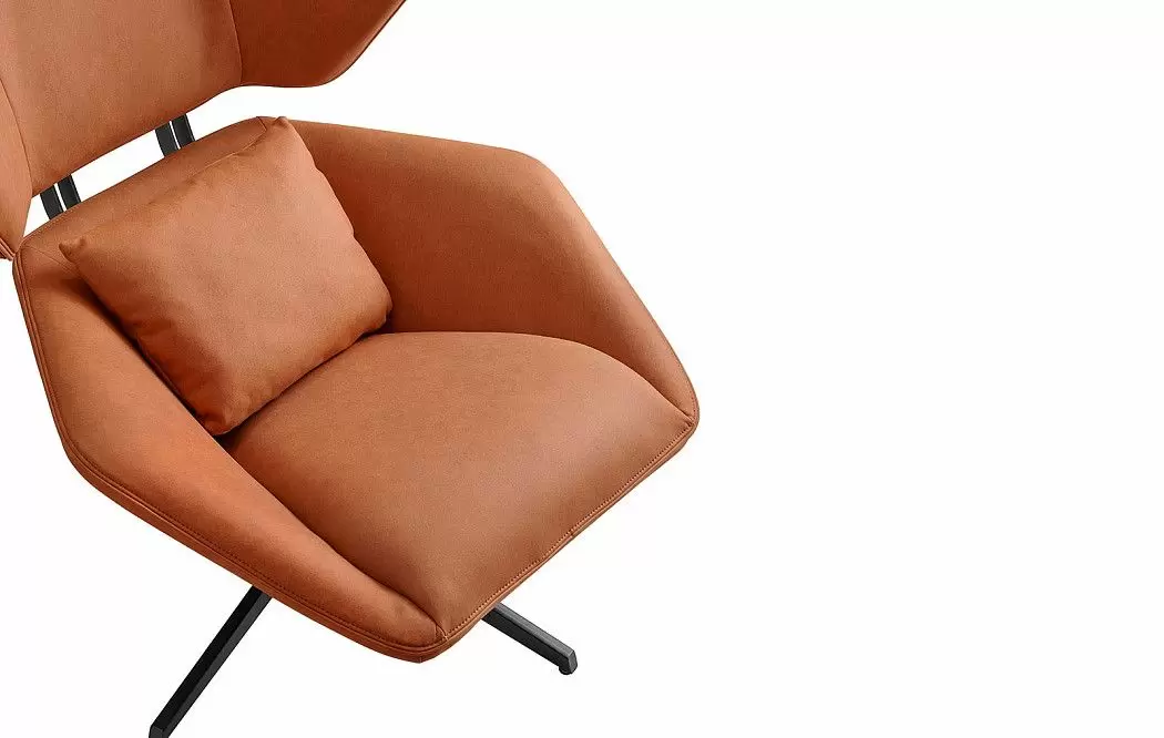 Кресло и оттоманка Boston, терракотовый - фото 3