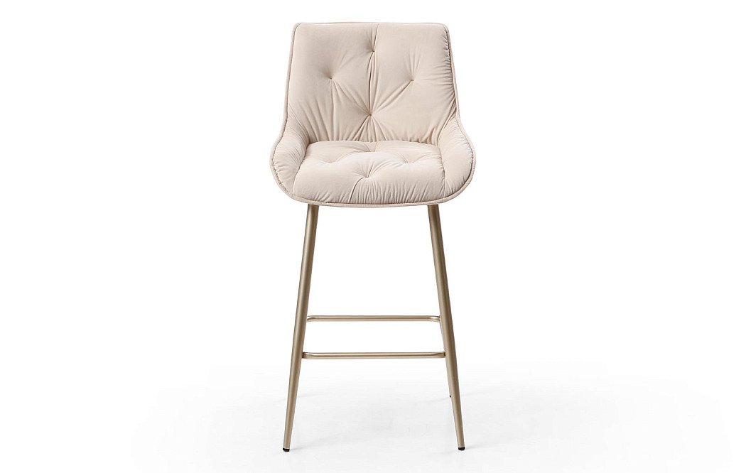 Стул барный Joely Bar (76), бежевый/шампань - фото 7