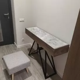 Пуф квадратный Hedwig, коралловый