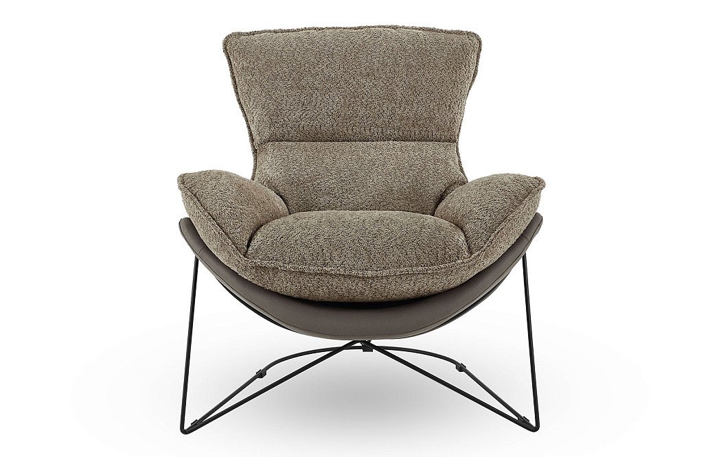 Кресло May, серо-коричневый - фото 3