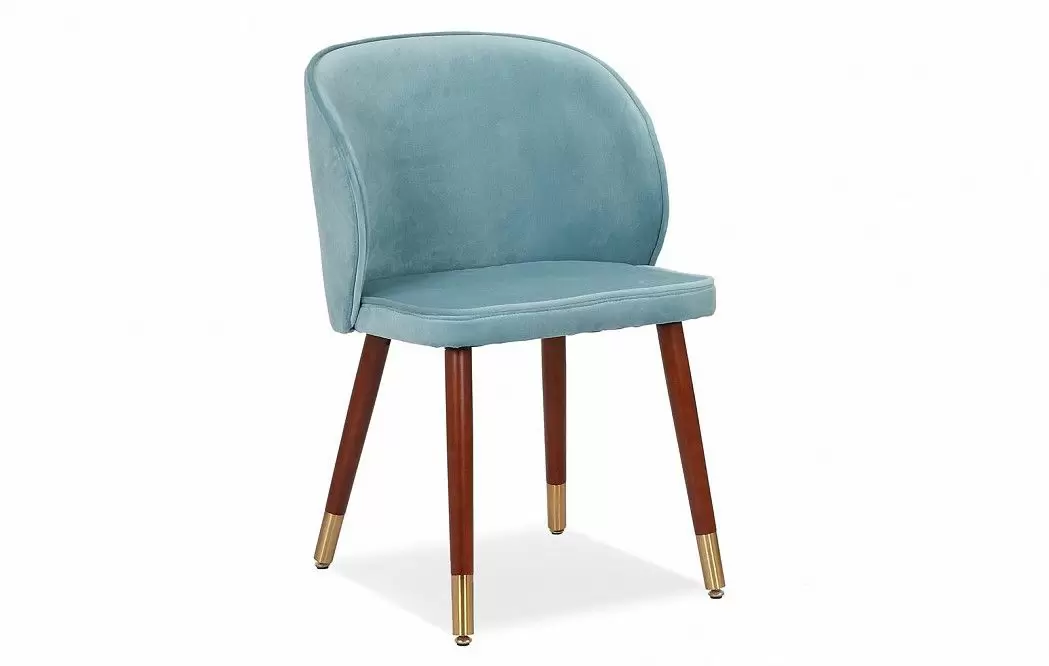 Стул Belle, голубой велюр