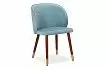 Стул Belle, голубой велюр