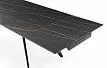 Стол раскладной Parma 180-280, черная керамика