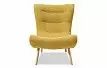 Кресло Dolce Vita, желтый шафран/натуральный