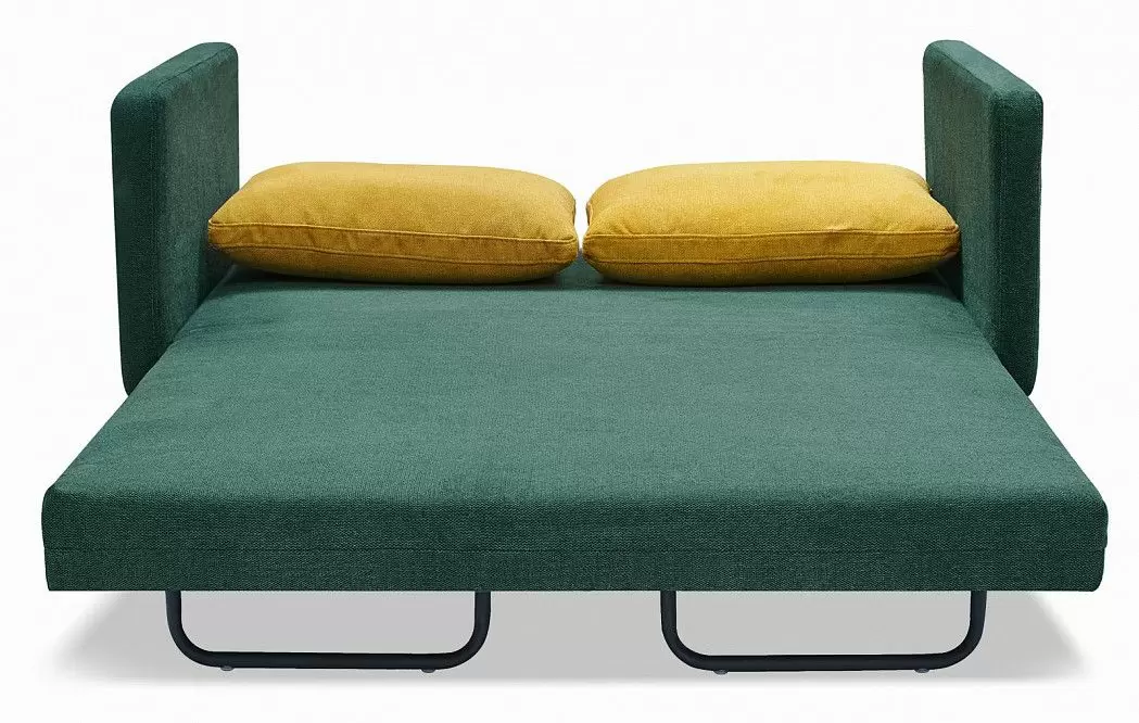 Диван-кровать Juliet, темно-зеленый/желтый - фото 5