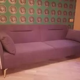 Диван-кровать Liverpool, графит/золото