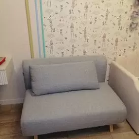 Диван-кровать Rosy 2-х местный, коралловый