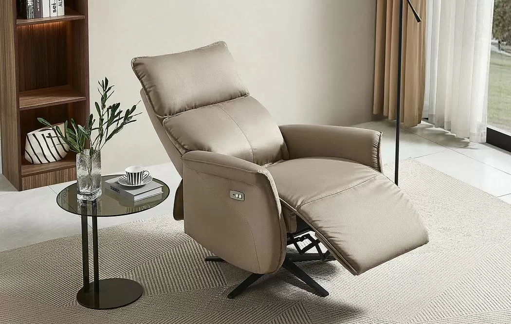 Кресло-реклайнер Marcy, темно-бежевый - фото 2