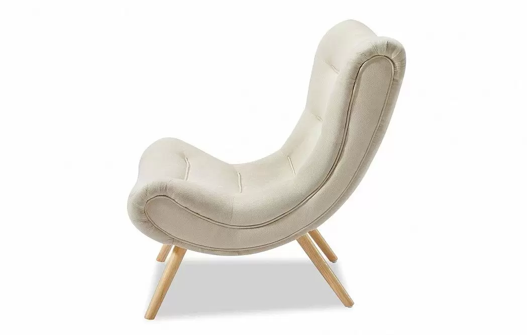 Кресло и оттоманка Dolce Vita, кремовый/натуральный - фото 7