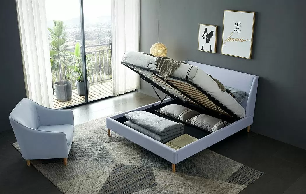 Комплект для спальни Carrera, голубой/крем - фото 2