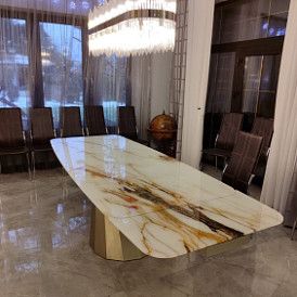 Стол Portofino Champagne + 4 стула Franco