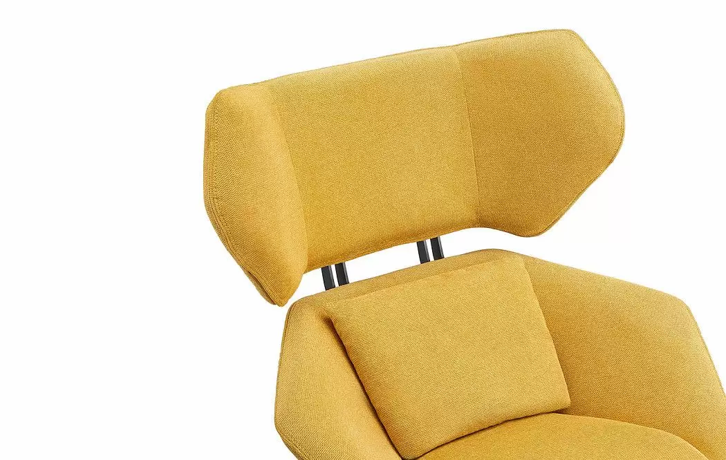 Кресло и оттоманка Boston, желтый - фото 5