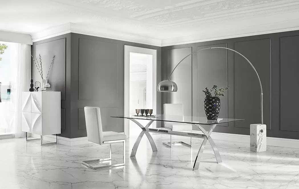 Обеденная группа DT-18 & CH-1008, белый