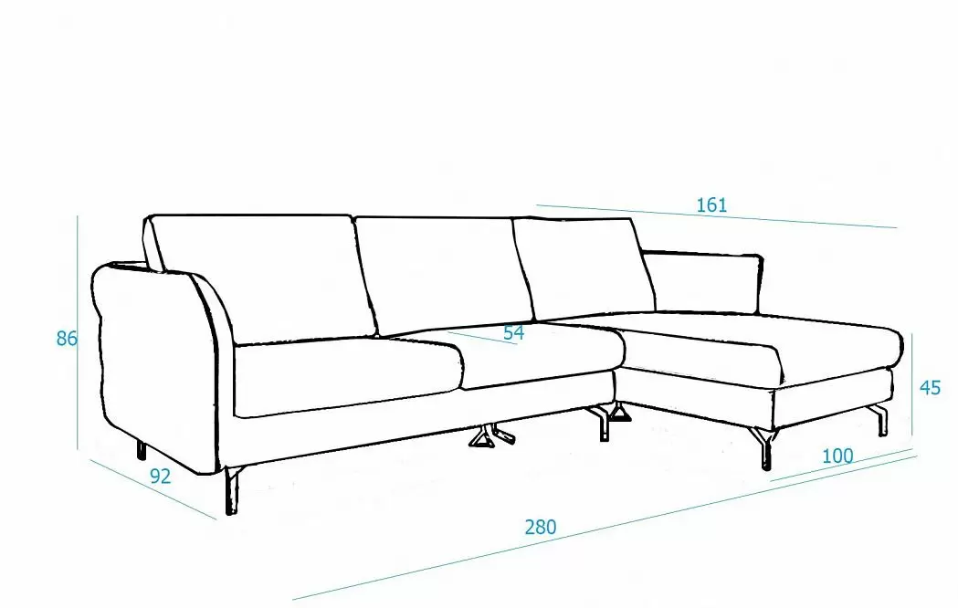 Диван Sunday угловой (правый) - фото 4