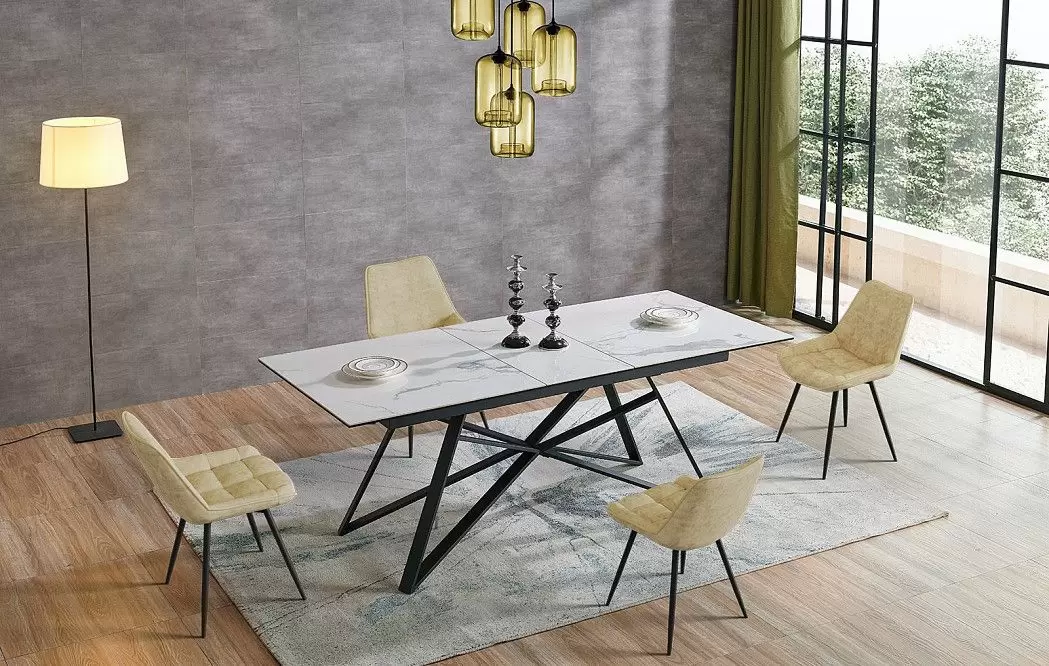 Стол раскладной Bristol (180), светлая керамика - фото 12