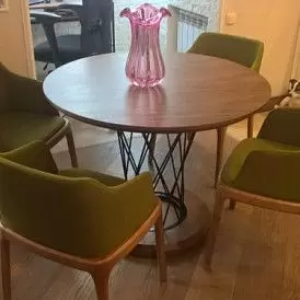 Стол Cyclone (80) + 2 стула Edward