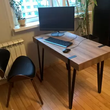 Стол письменный Project, орех/черный IMG-20190816-WA0023