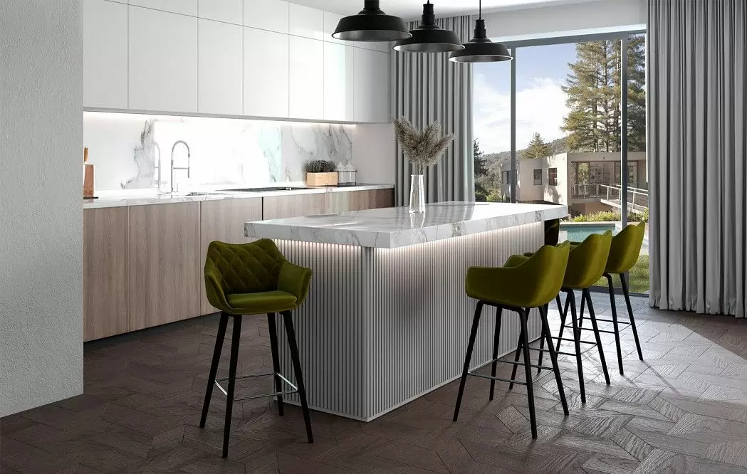 Стул барный Shirley (74), темно-зеленый - фото 2