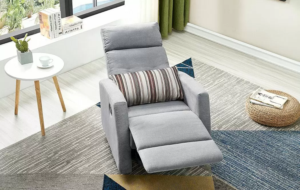 Кресло-реклайнер Vegas, серый - фото 3