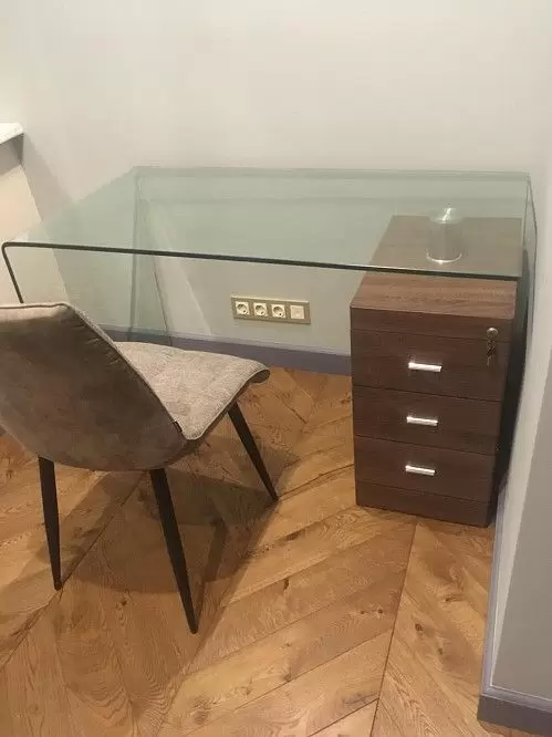 Стол письменный Waterfall, темное дерево - фото 15