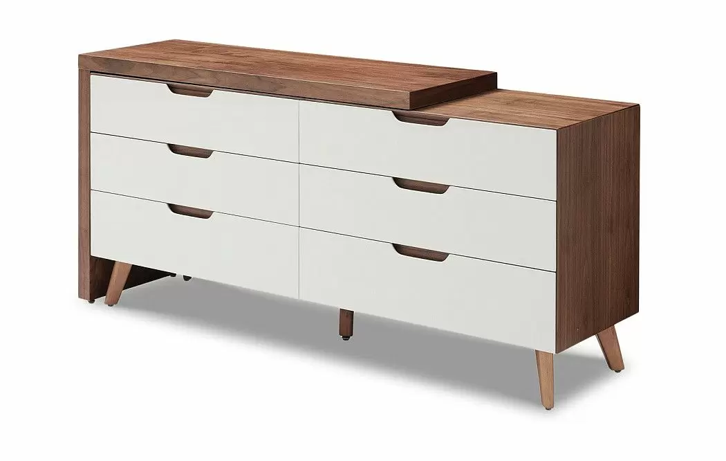 Комплект для спальни Venezia, коралловый/орех - фото 19