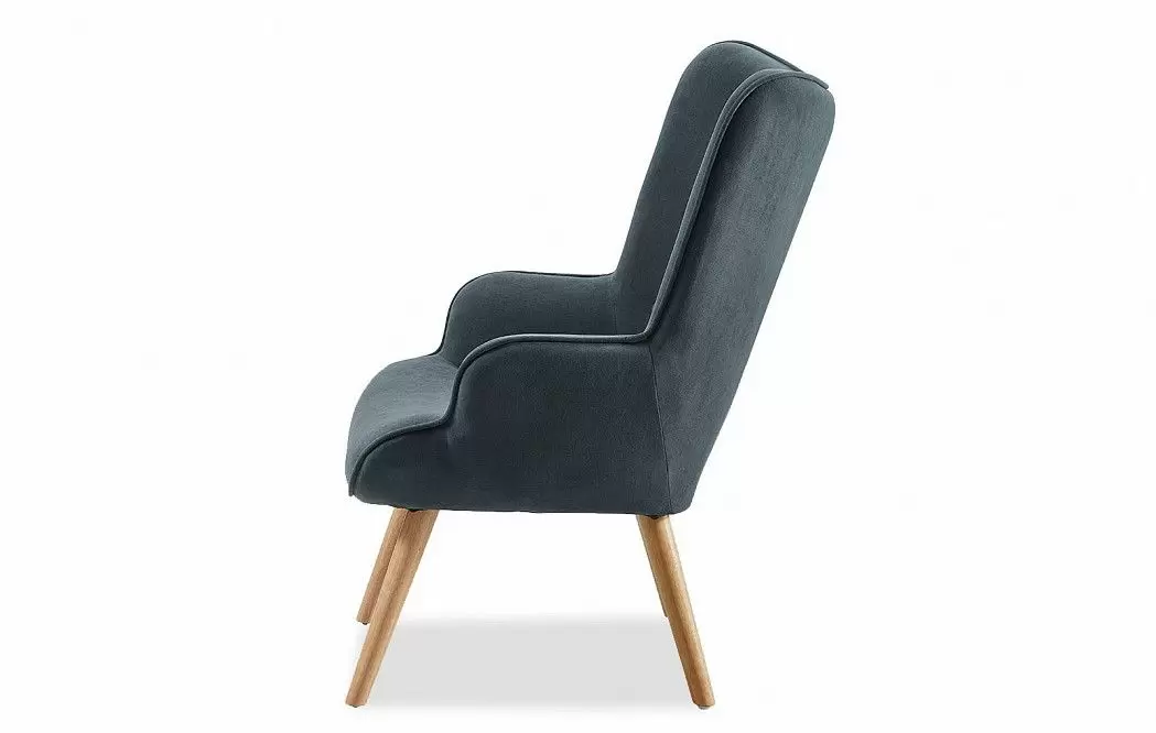 Кресло Hygge, графит/натуральный - фото 5