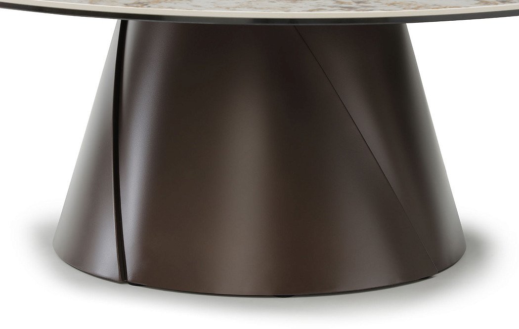 Стол журнальный Havana (100), светлая керамика/шоколад - фото 3