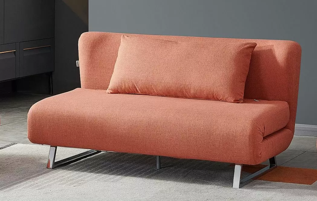 Комплект мягкой мебели Rosy, папайя/хром - фото 3